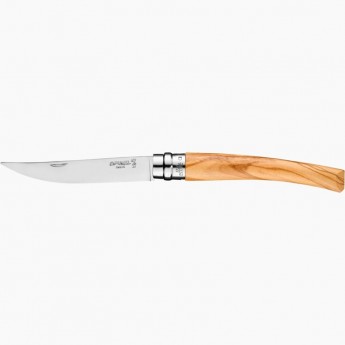 Нож филейный OPINEL №10, нержавеющая сталь, рукоять оливковое дерево