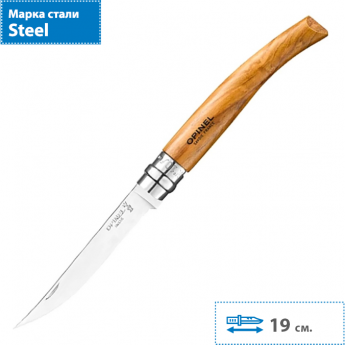 Нож складной OPINEL OLIVE EFFILE 10 New, филейный Нож складной OPINEL OLIVE EFFILE 10 New, филейный